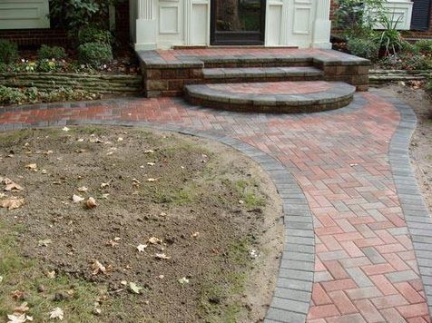 Huntington Woods Brick Paver Porch