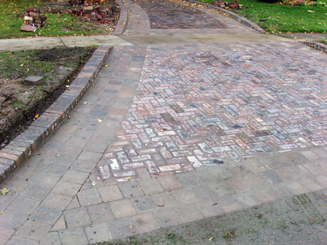 Plymouth Michigan Paver Driveway